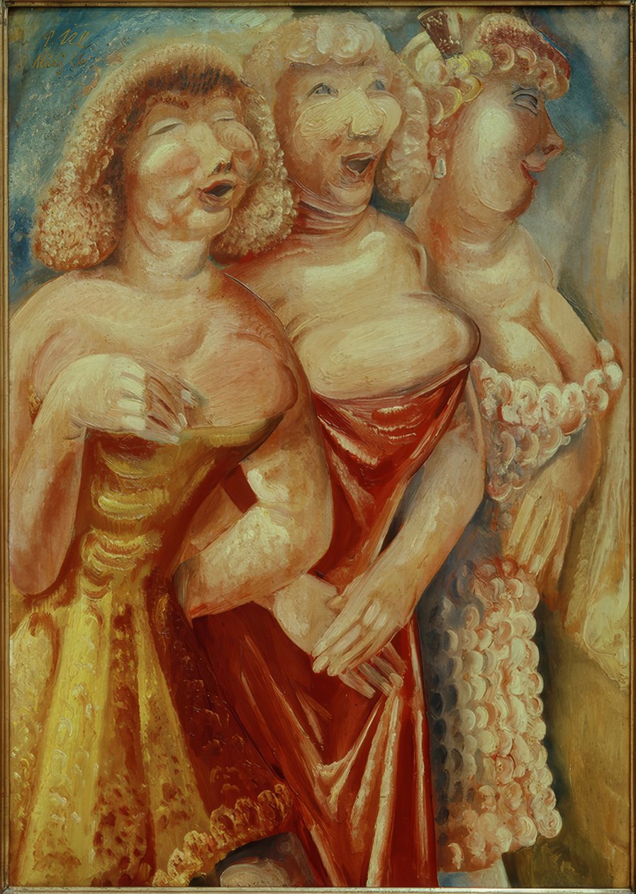 Drei Sängerinnen von Paul Kleinschmidt