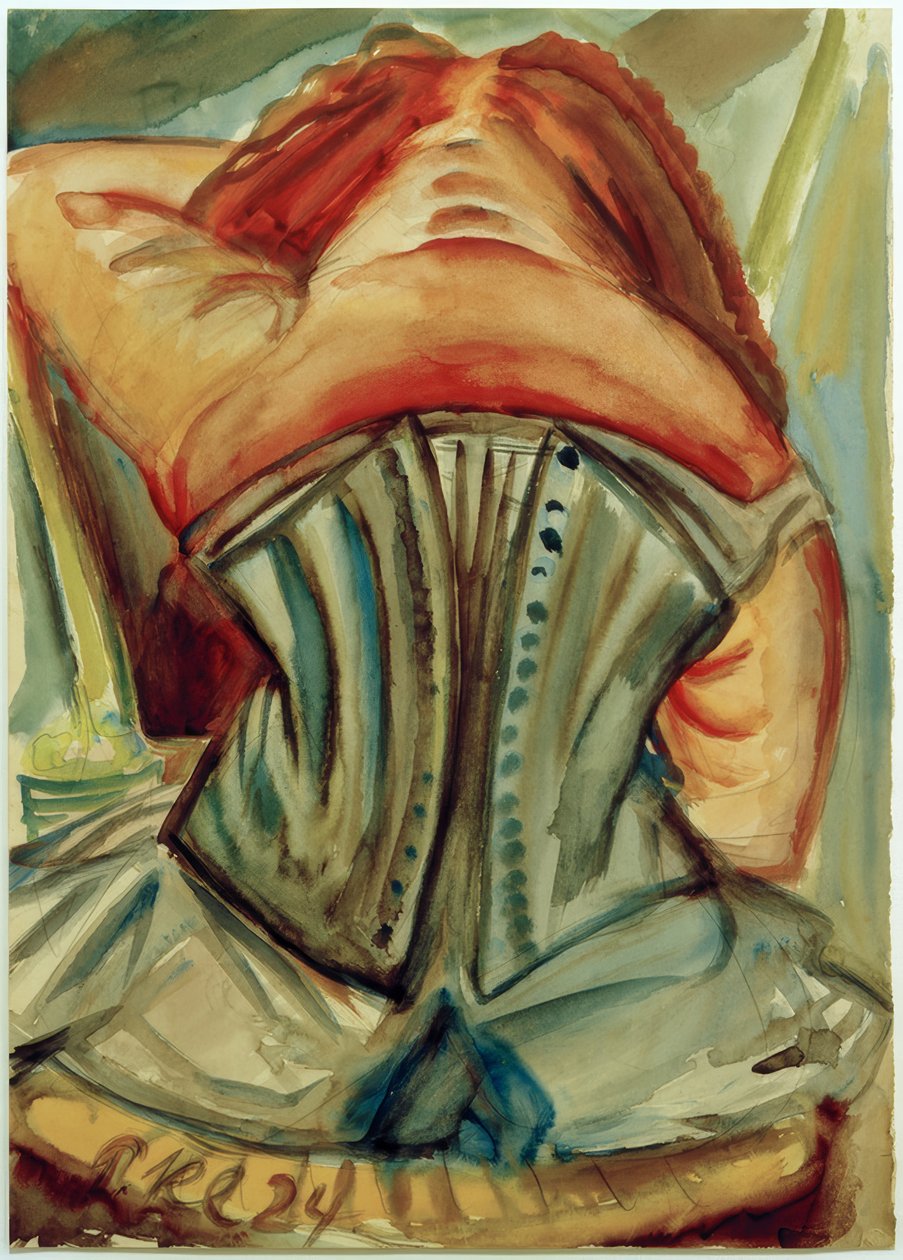 Frau von hinten von Paul Kleinschmidt