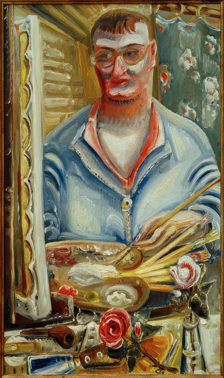 Selbstbildnis von Paul Kleinschmidt
