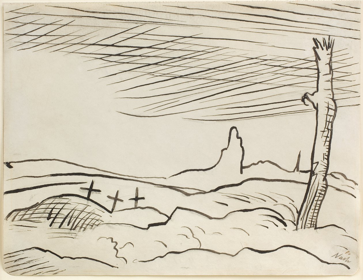 Schlachtfeld von Paul Nash