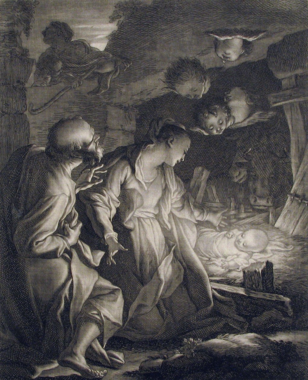 Geburt Christi, 1727 von Paul Ponce Antoine Robert