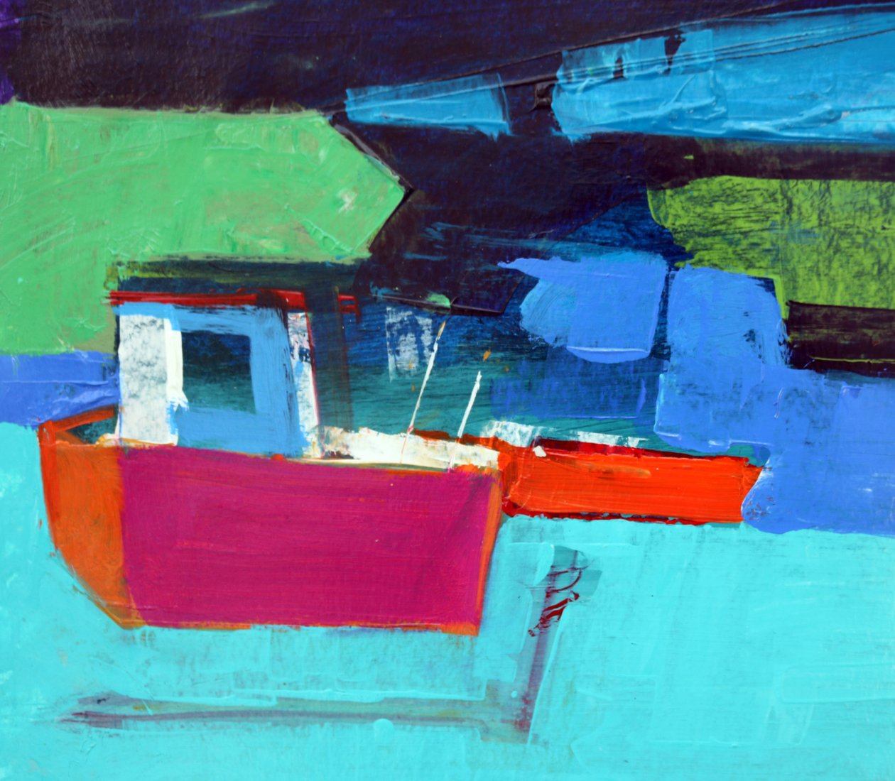 Rotes Boot von Paul Powis