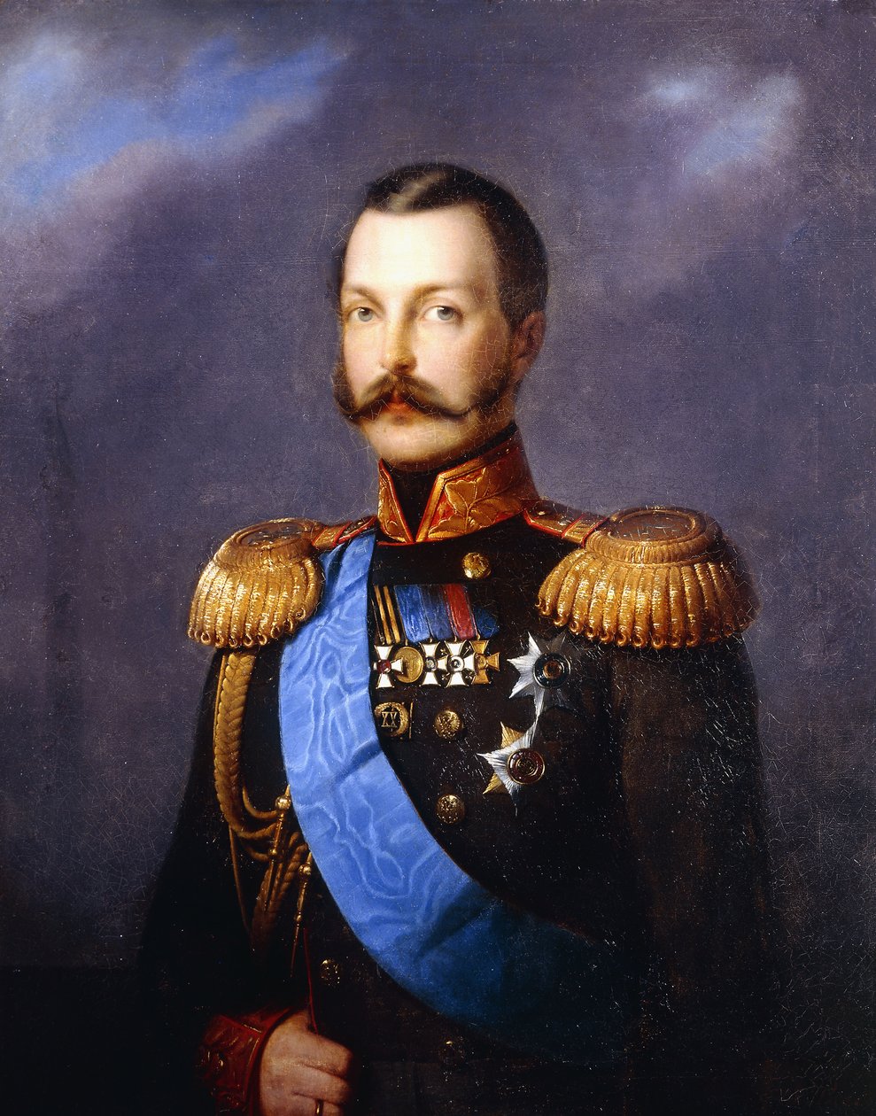 Porträt von Zar Alexander II. von Paul Rizzoni