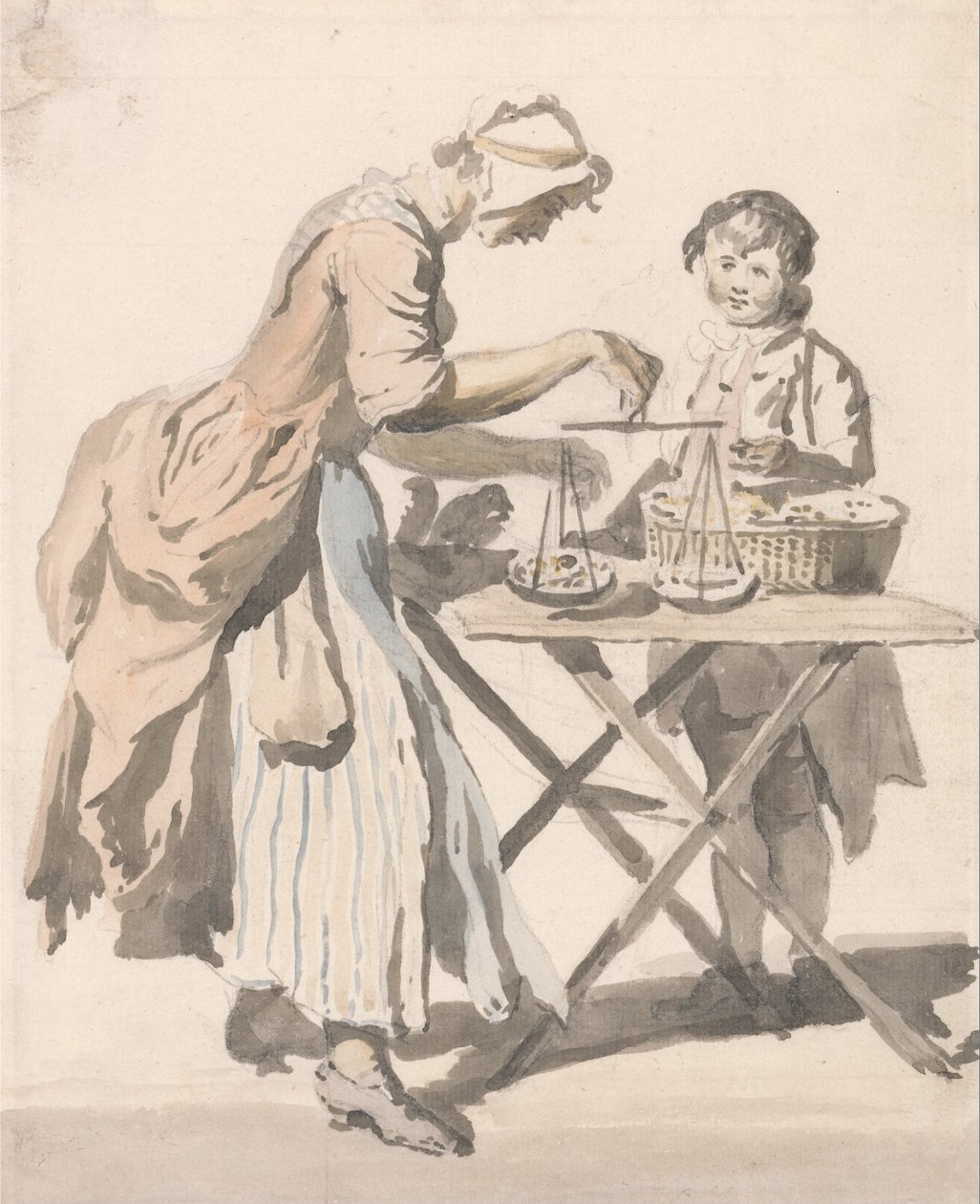 Londoner Rufe- Schwarze Herzkirschen... von Paul Sandby