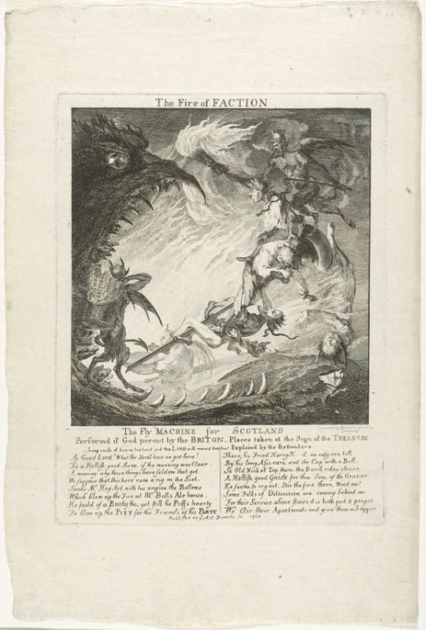 Das Feuer der Fraktion von Paul Sandby