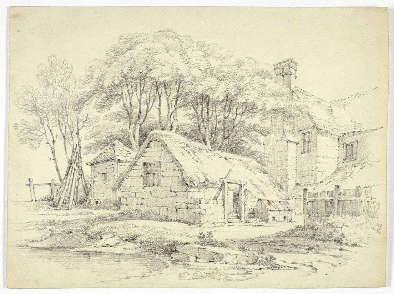 Bauerngebäude von Paul Sandby Munn