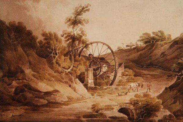 Großes Rad in Broseley von Paul Sandby Munn