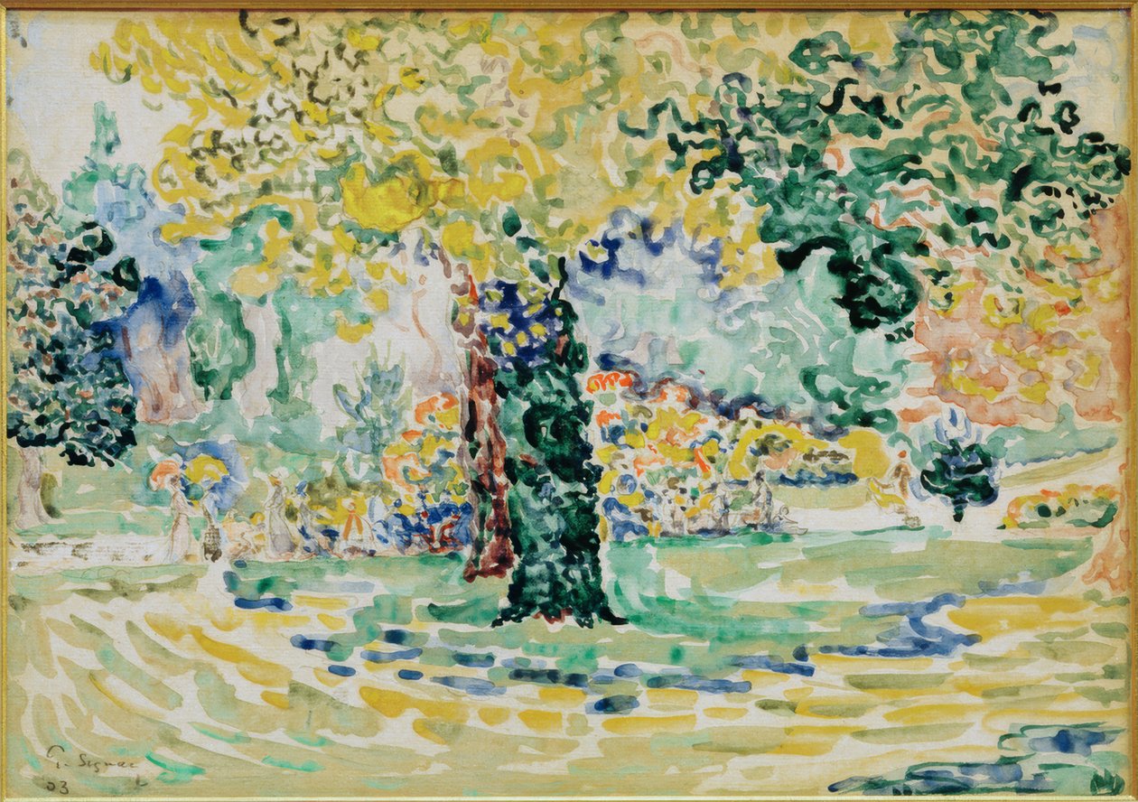 Au Luxembourg von Paul Signac