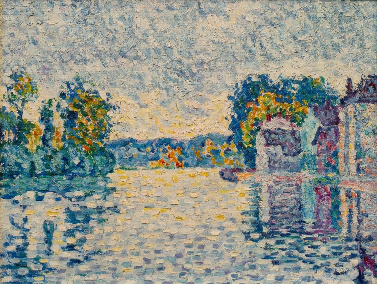Die Seine bei Samois von Paul Signac