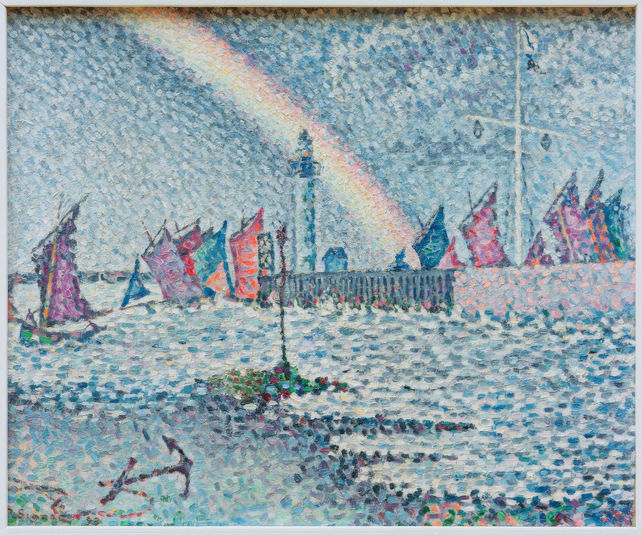 Eingang zum Hafen von Honfleur von Paul Signac
