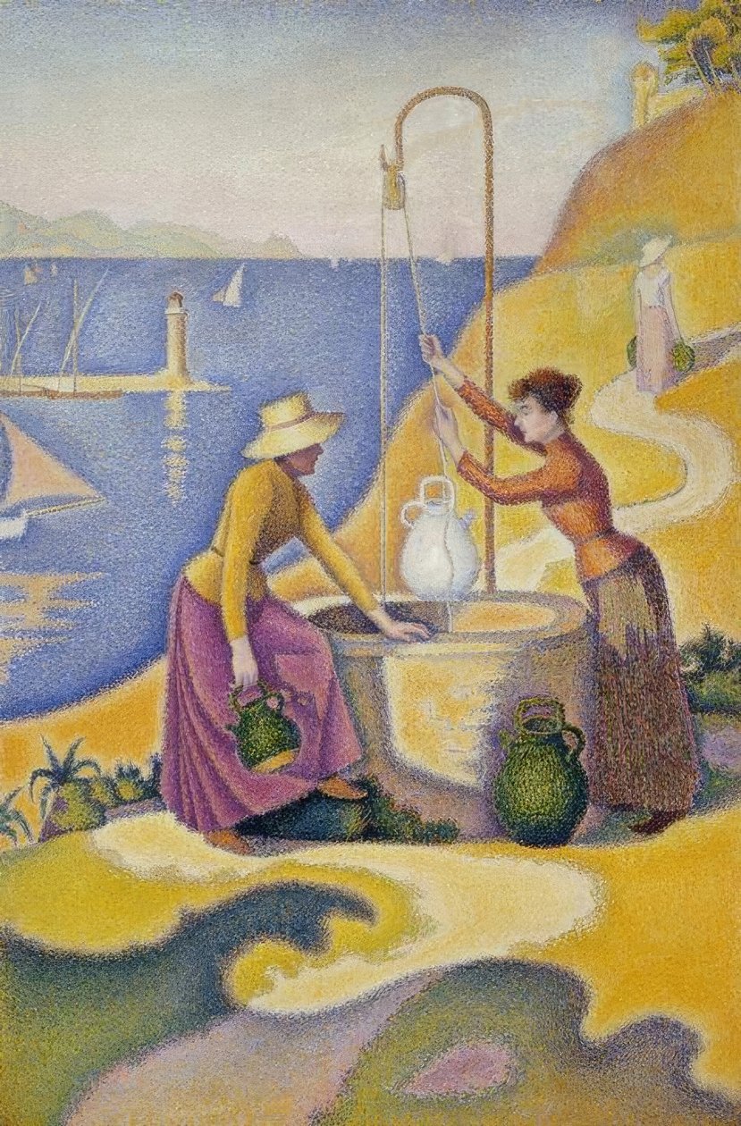 Frauen am Brunnen (Opus 238) von Paul Signac