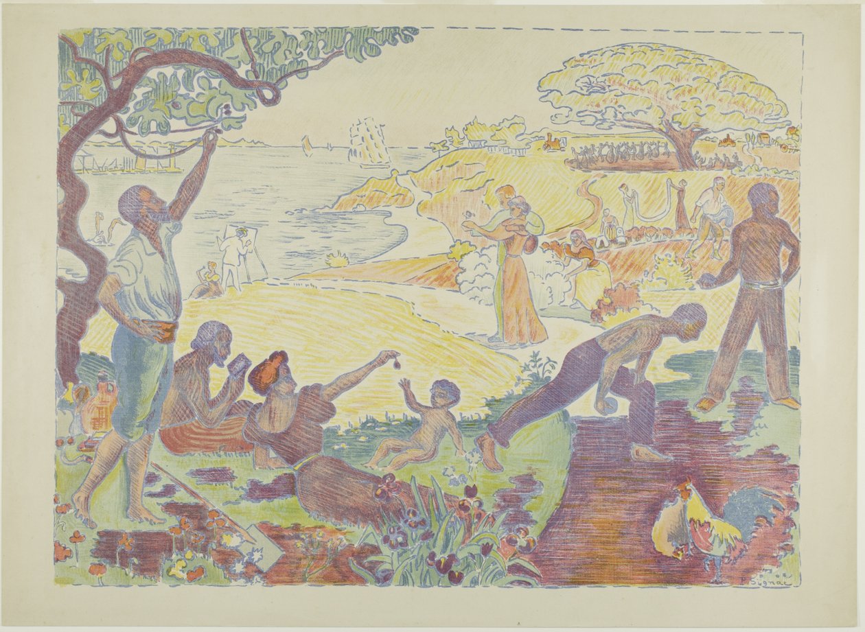 In Zeiten der Harmonie von Paul Signac