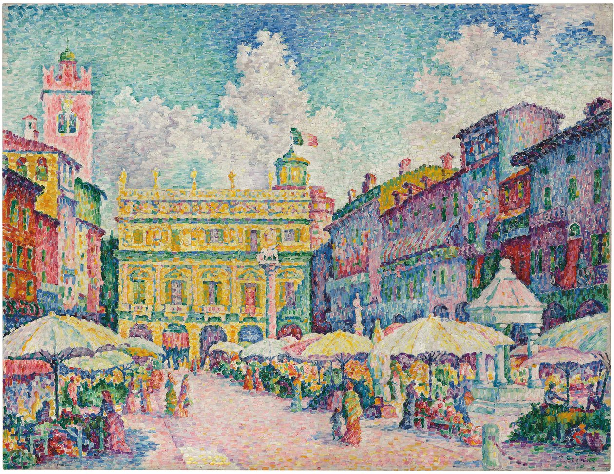 Markt von Verona von Paul Signac