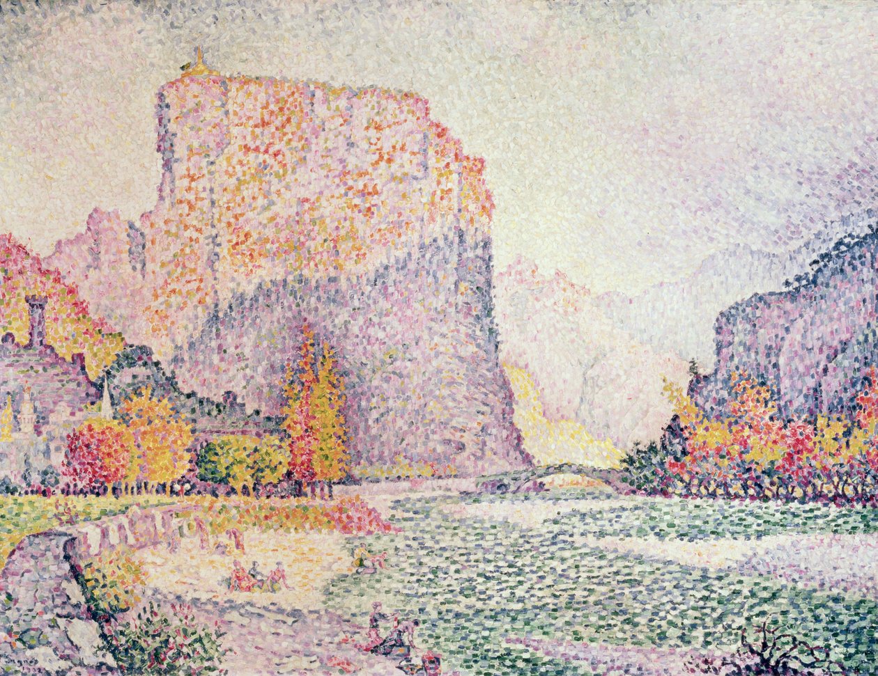 Die Klippen von Castellane, 1902 von Paul Signac