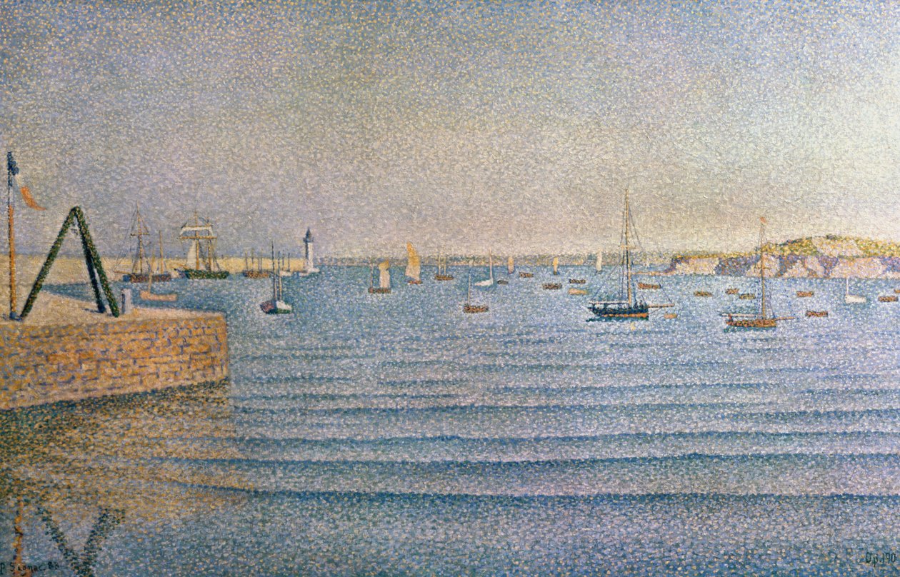 Der Hafen von Portrieux, 1888 von Paul Signac