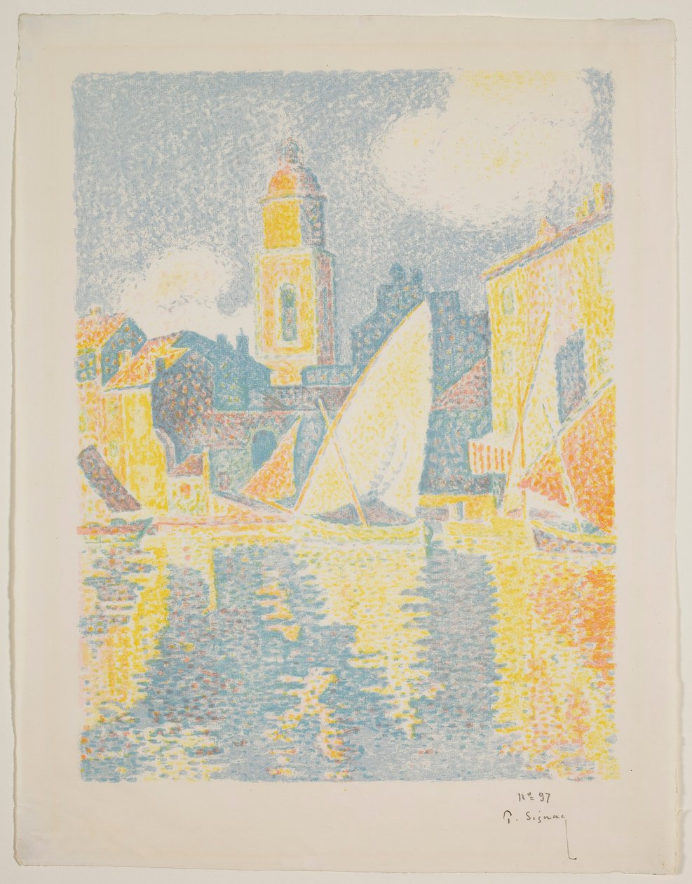 Der Hafen von St. Tropez von Paul Signac
