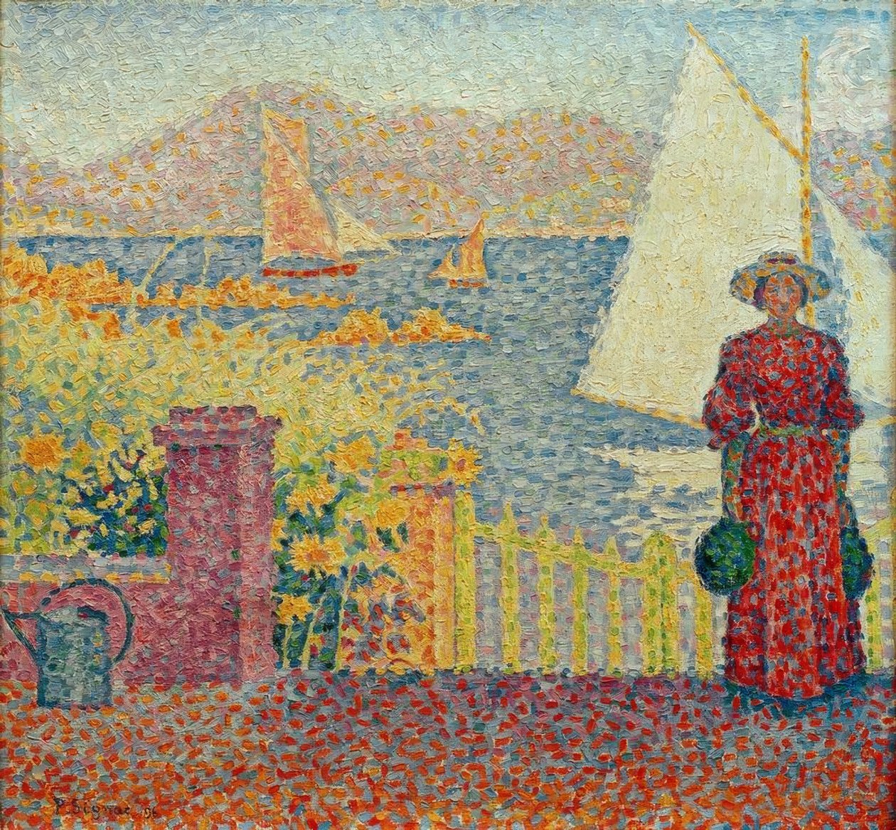 Tor in Saint-Tropez von Paul Signac