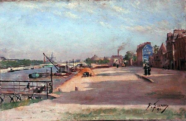 Quai de la Rapee, Paris von Paul Sourou