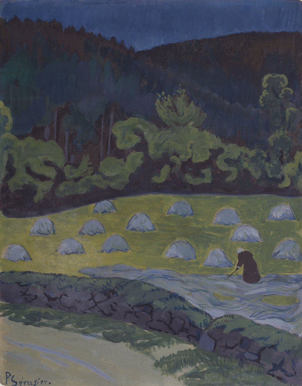 Heuernte bei Mondschein von Paul Sérusier