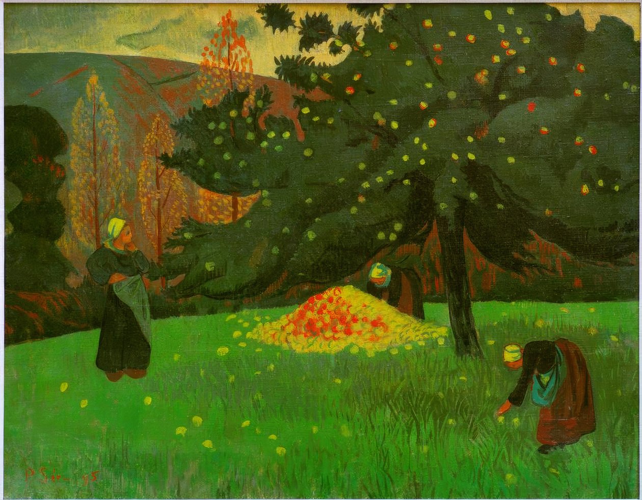 Das Apfelpflücken von Paul Sérusier