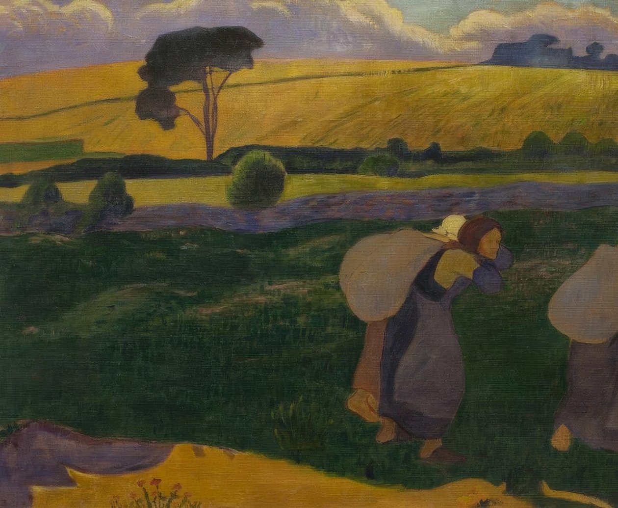 Waschfrauen in Bellangenet von Paul Sérusier
