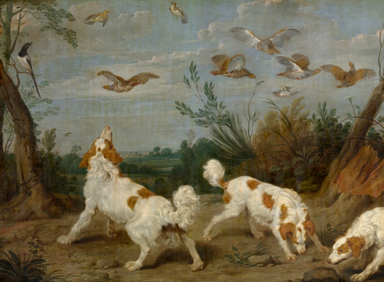 Rebhuhnjagd von Paul De Vos