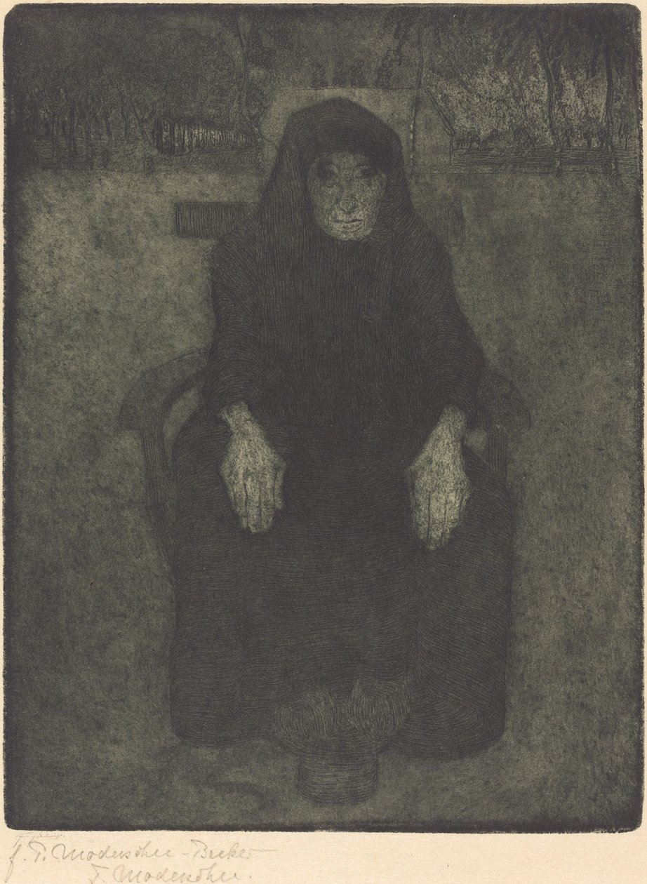 Alte Frau von Paula Modersohn Becker