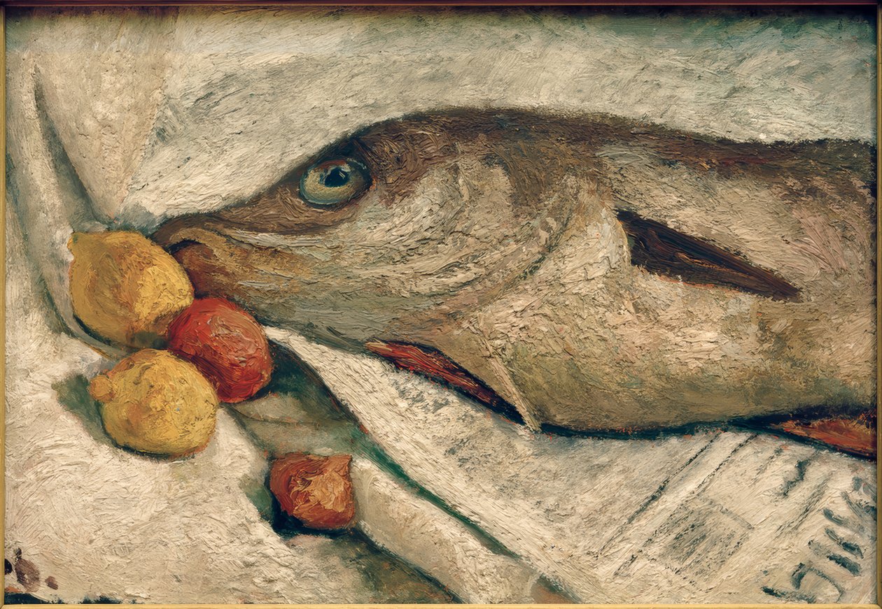 Stillleben mit Schellfisch von Paula Modersohn Becker