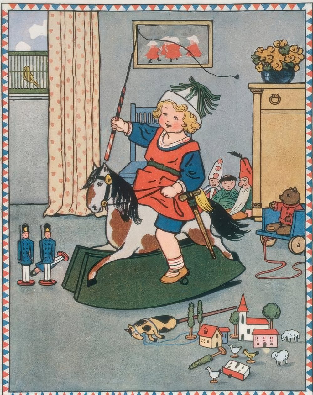 Hopp, hopp, hopp, Pferdchen, lauf Galopp von Pauli Ebner