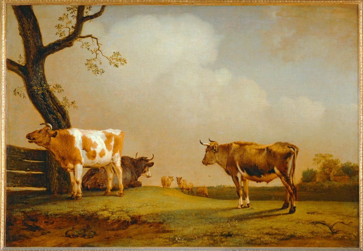Die Wiese. 1652 von Paulus (attr.to) Potter