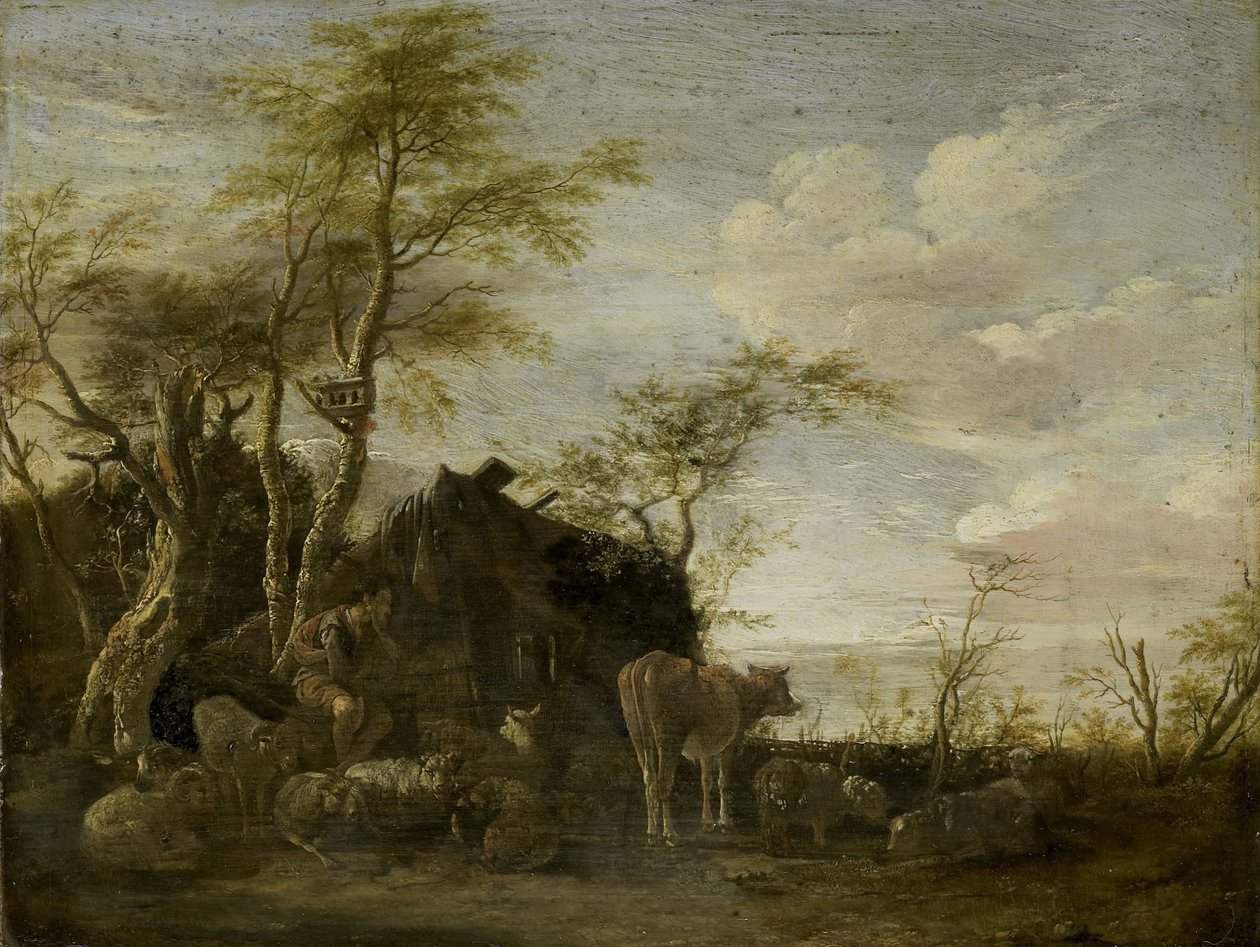 Hütte eines Hirten von Paulus Potter