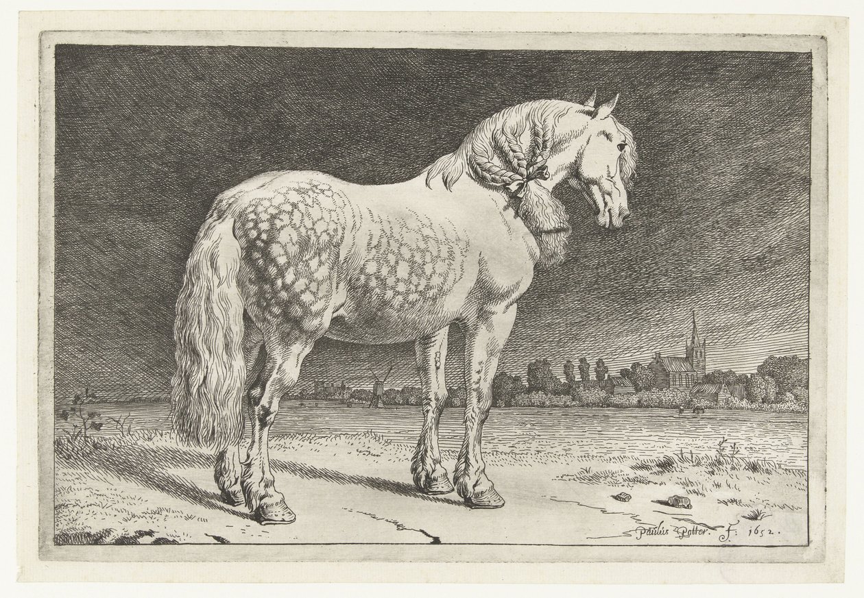 Das Friesenpferd von Paulus Potter
