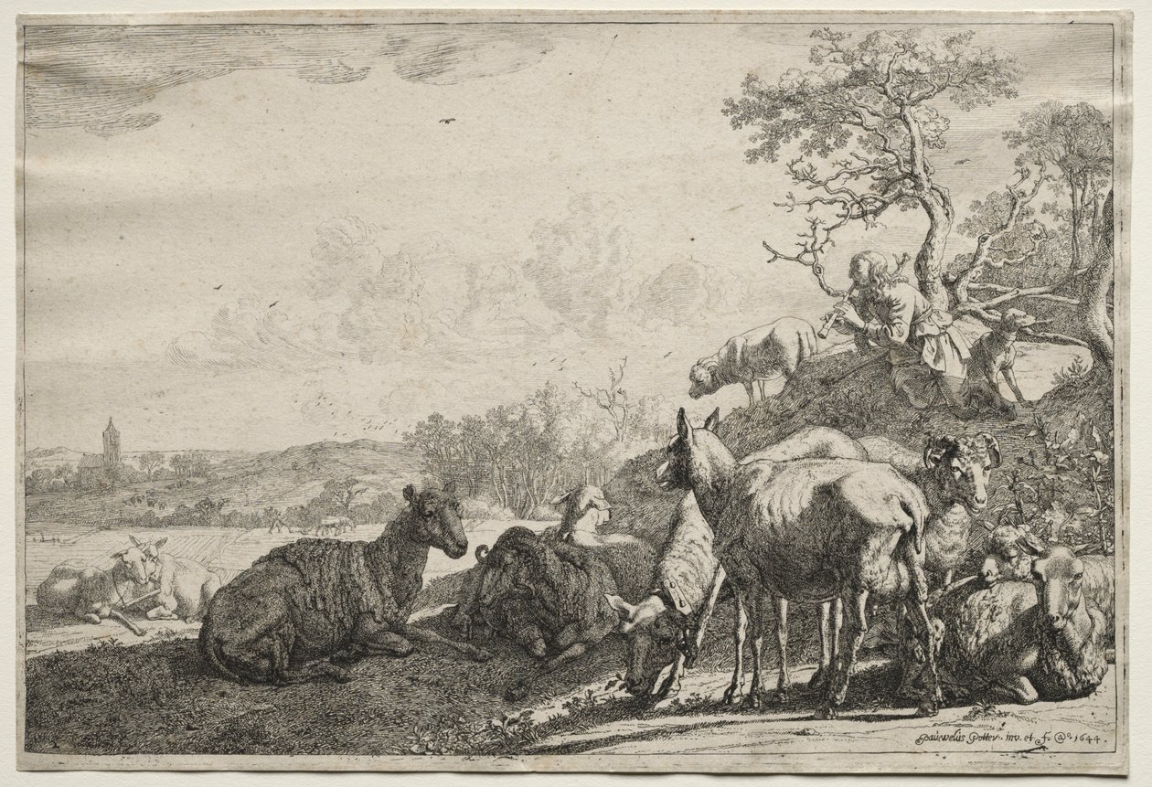 Der Hirte, 1644 von Paulus Potter