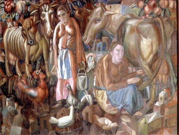Melkerinnen von Pawel Nikolajewitsch Filonow