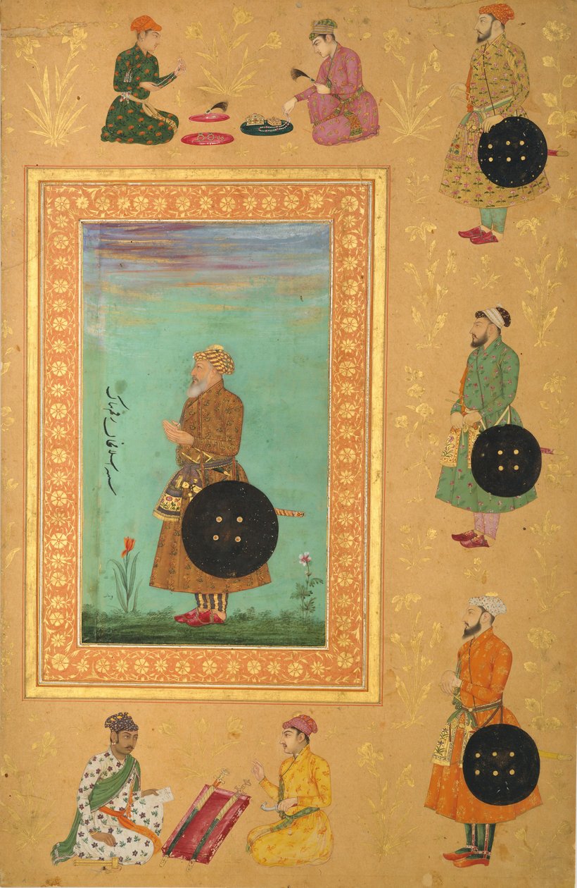 Porträt von Islam Khan Mashhadi von Payag