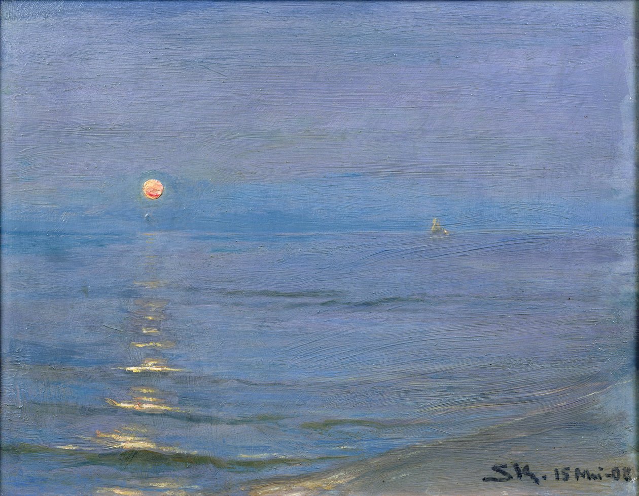 Sommerabend, Skagen, 1908 von Peder Severin Krøyer