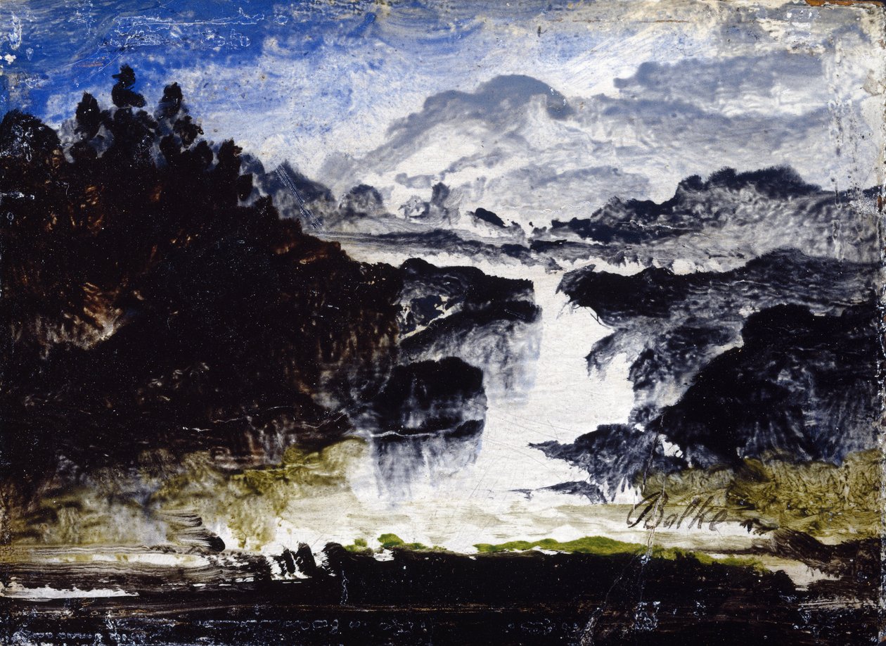 Ein Wasserfall von Peder Balke