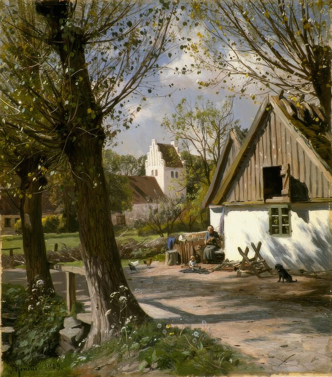 Sommer auf dem Lande von Peder Monsted