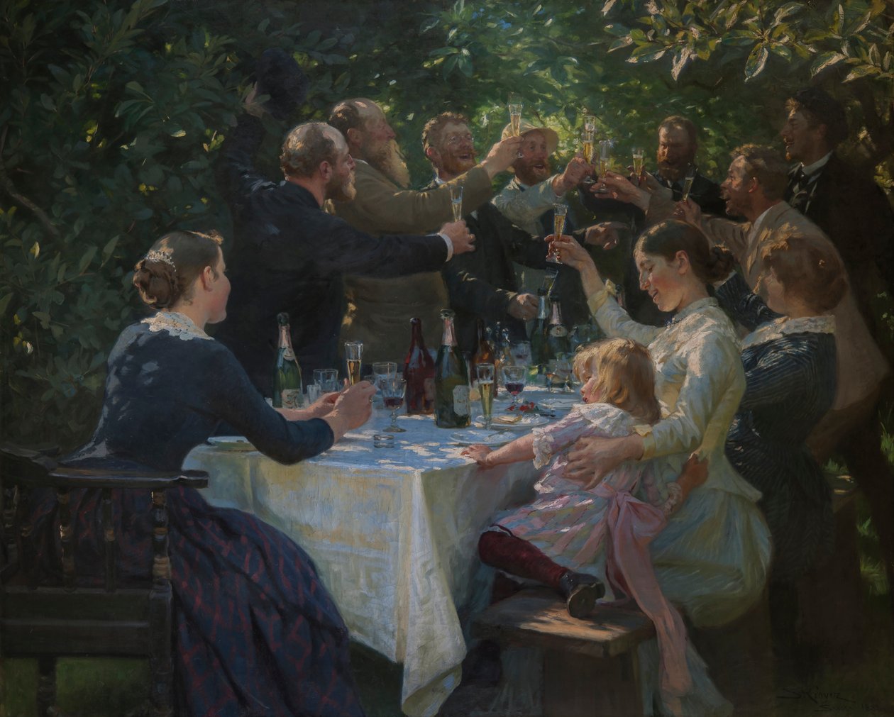 Hip, Hip, Hurra! von Peder Severin Krøyer