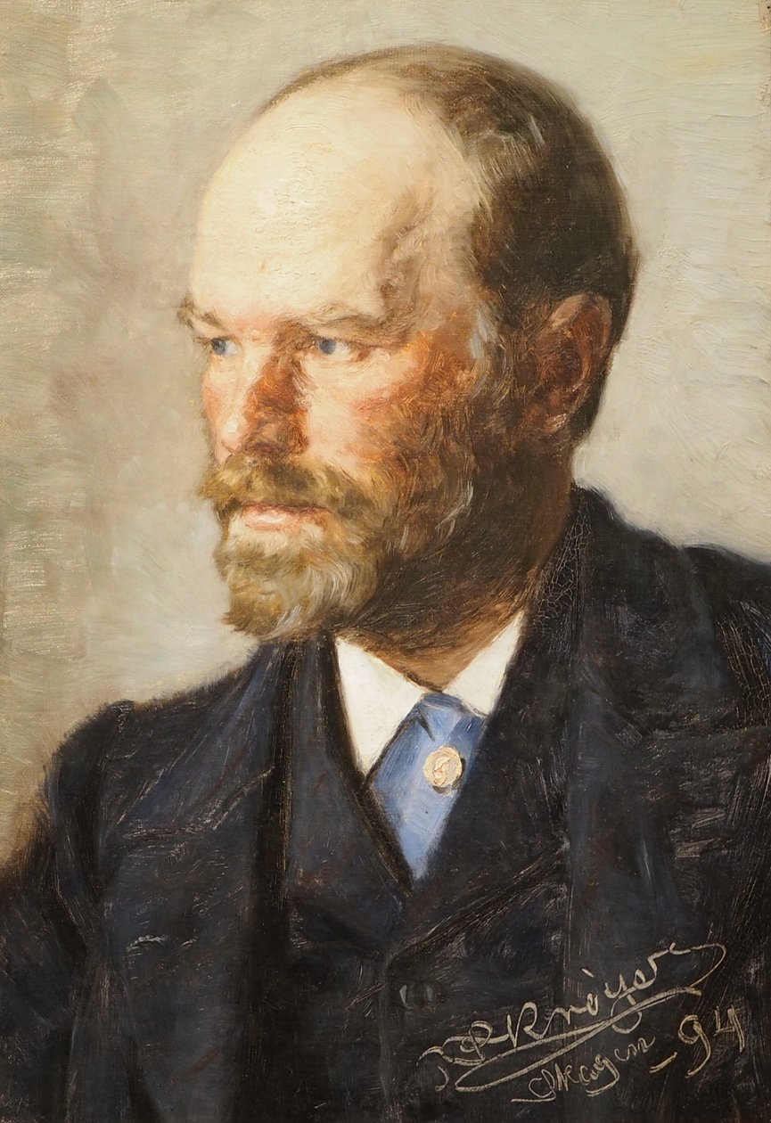 Porträt des Malers Michael Ancher von Peder Severin Krøyer