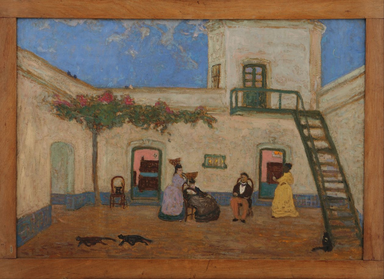Der Hof oder Hof Unitario von Pedro Figari
