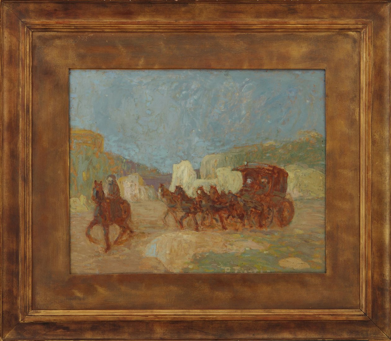 Eine Kutsche von Pedro Figari