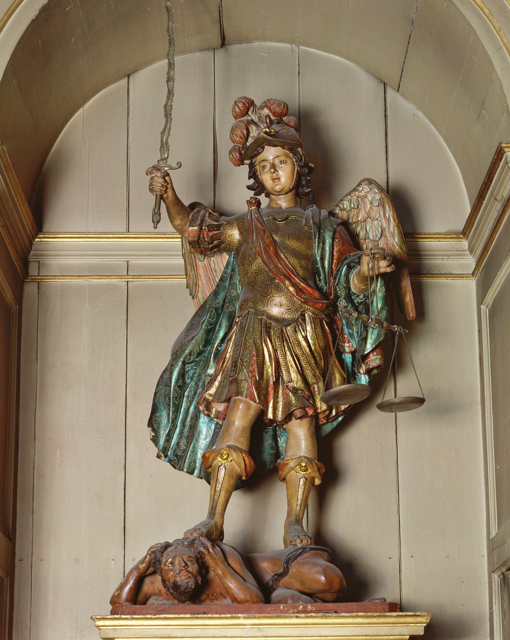 St. Michael der Erzengel, 1658 von Pedro Roldan