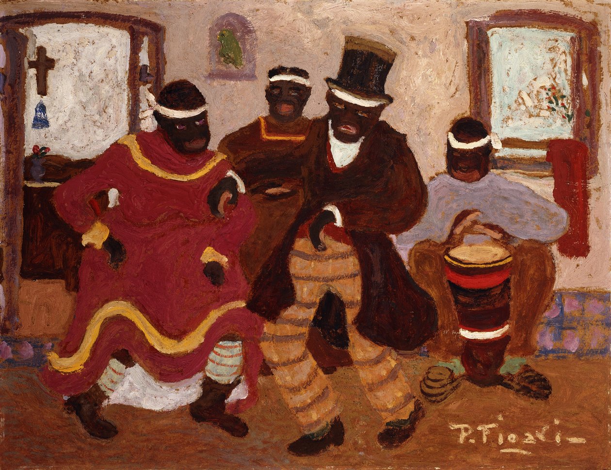 Afrikanische Nostalgie (Candombe); Nostalgias Africanas (Candombe) von Pedro Figari