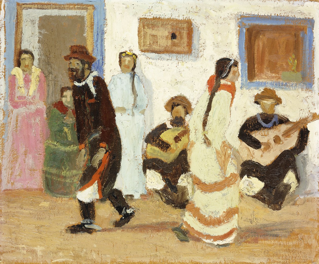 Kreolischer Tanz; Baile Criollo von Pedro Figari