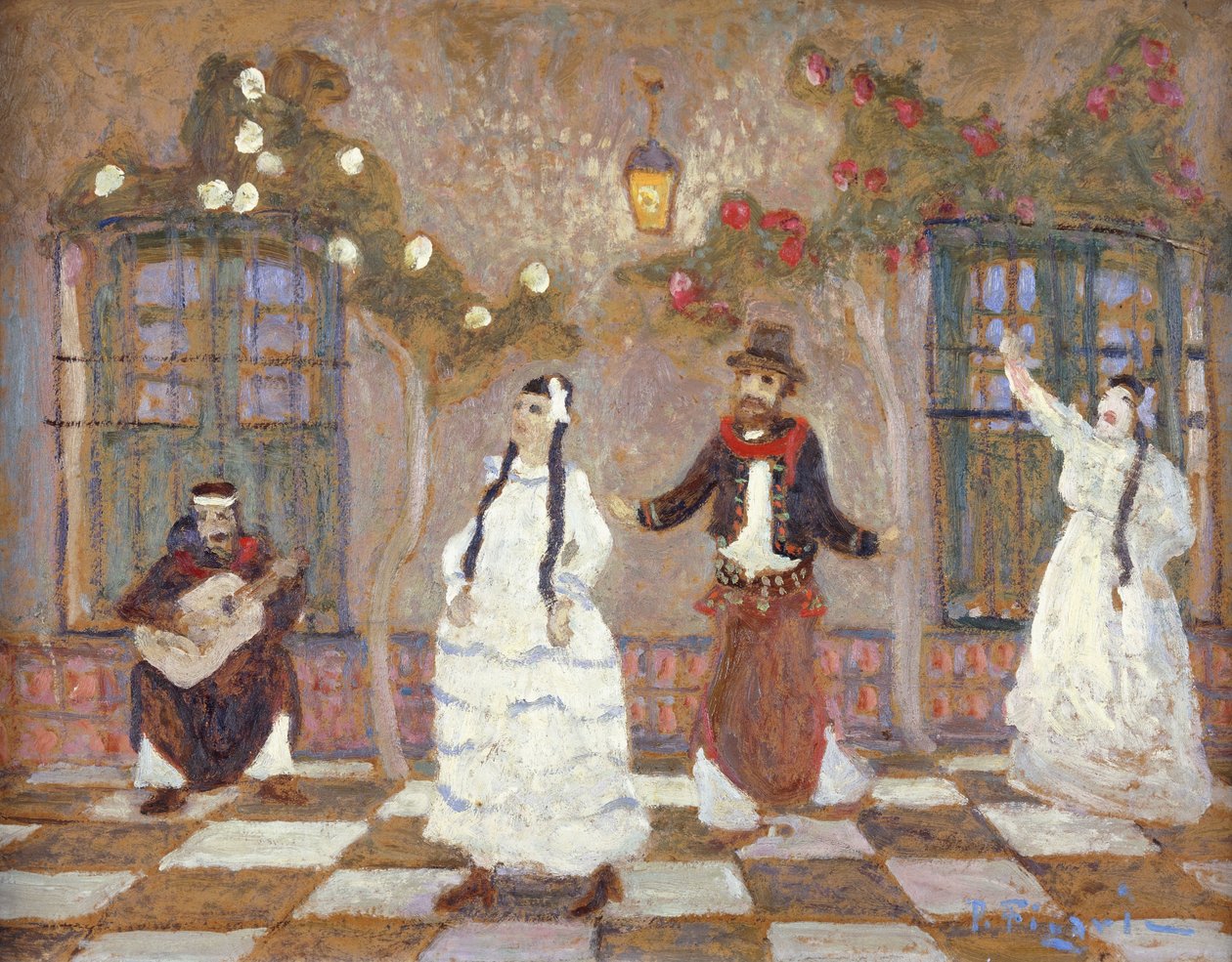 Die Chacarera (Argentinischer Volkstanz) von Pedro Figari