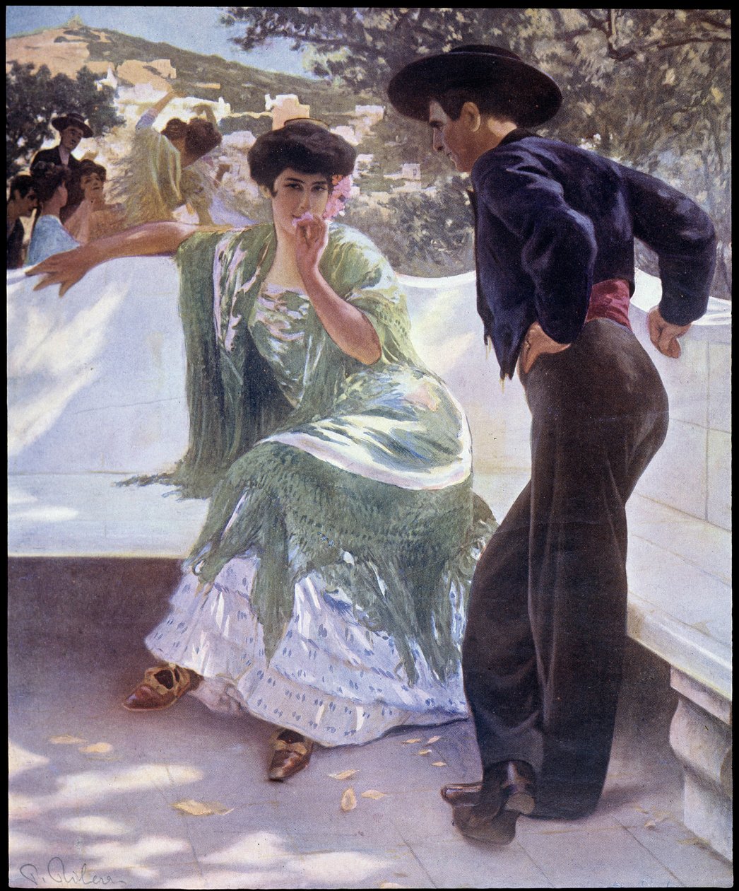 Spanische Tänzer (Flamenco) von Pedro Ribera