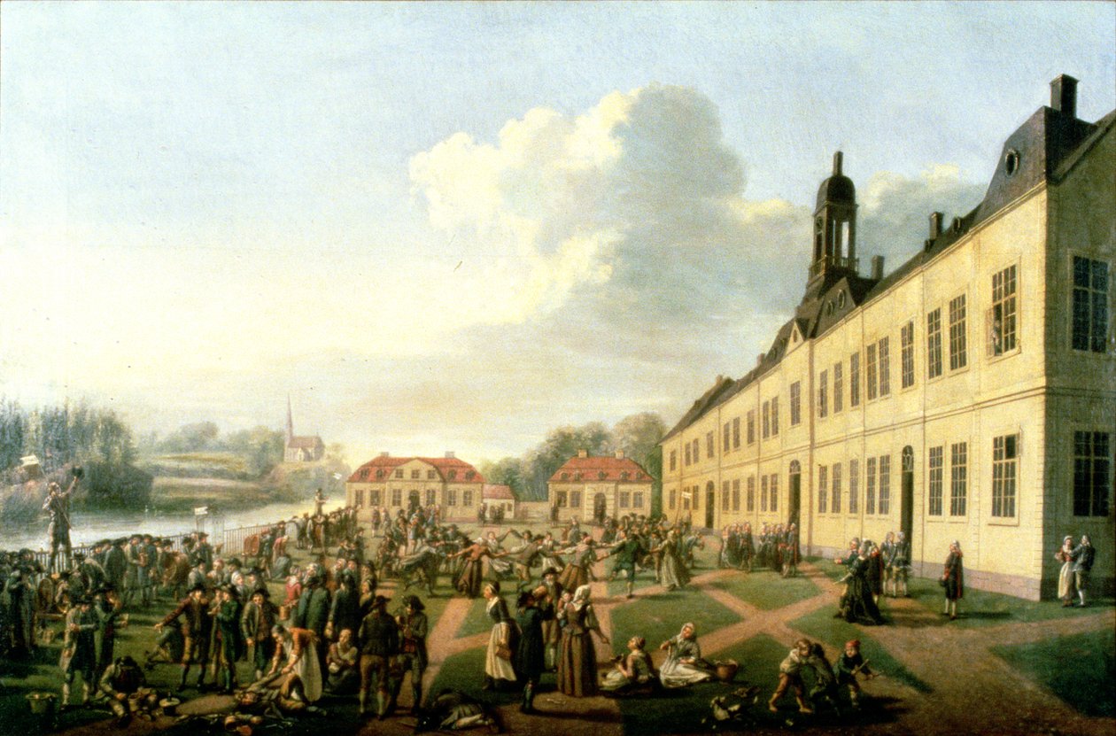 Erntebier in Svartsjo von Pehr Hilleström