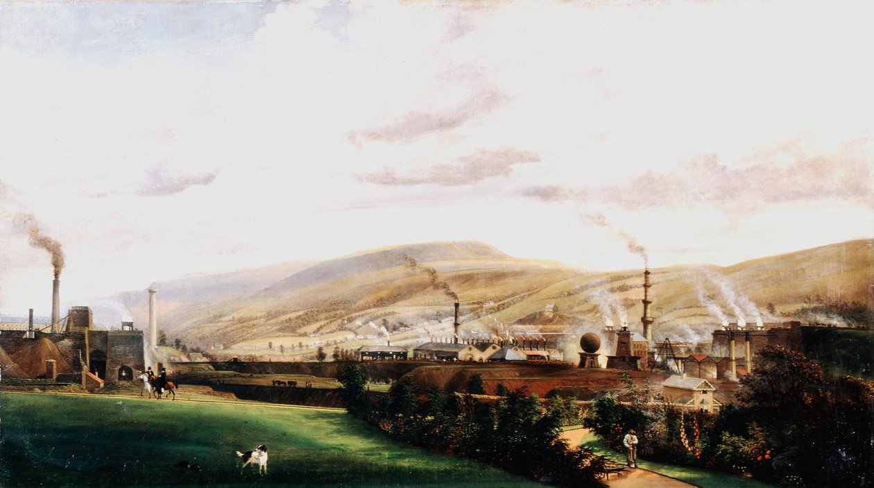 Industrielandschaft, Wales, 19. Jahrhundert von Penry Williams