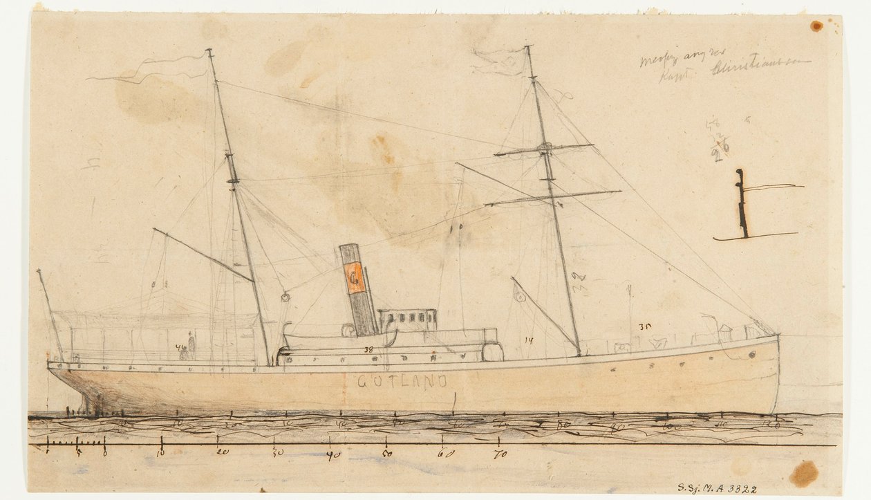 Dampfschiff GOTLAND von Per Wilhelm Cedergren